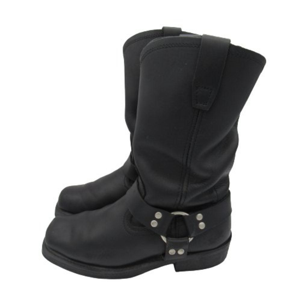 Cody James Mens Size 8.5 M Harness CJ9995BL Black Leather Pull On Riding Boots